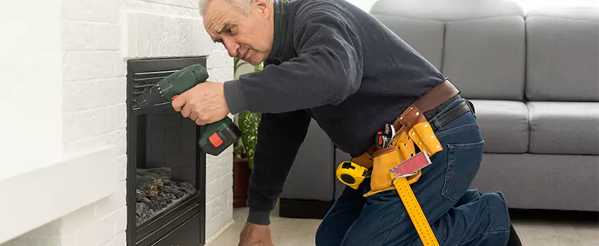 New Indoor Fireplace Installation in San Juan Capistrano, California